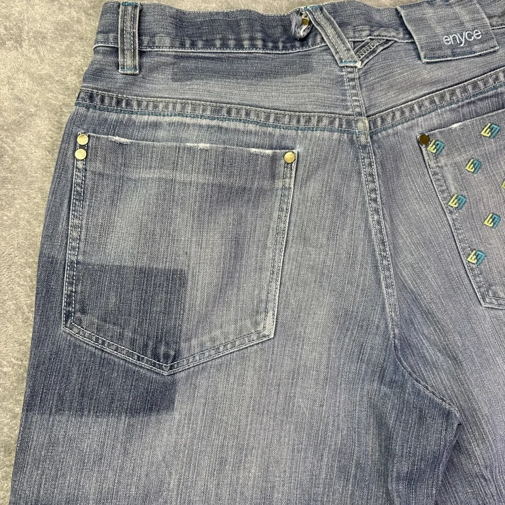 Vintage Y2K ENYCE Jeans Mens 34x30 Blue Skater Jeans 90's Hip Hop Regular Fit‎